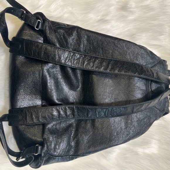 Balenciaga Black City Moto Traveller Backpack Bag - Picture 7 of 8